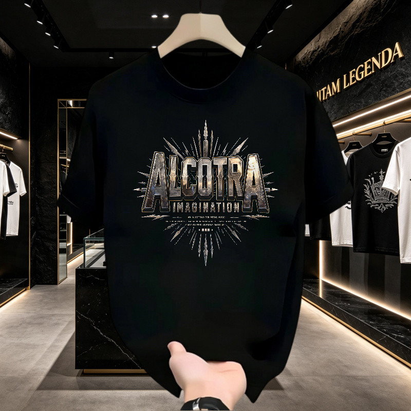 Kaos Wanita Kaos Pria Distro Alcotra Imagination Kaos Metal Musik Desain Tipografi Vintage Unisex