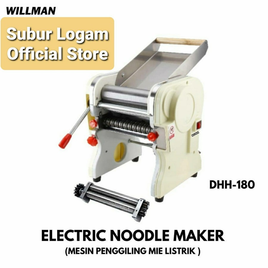 Gilingan Mie Willman DHH 180 Gear Besi Noodle Maker Pastel Molen