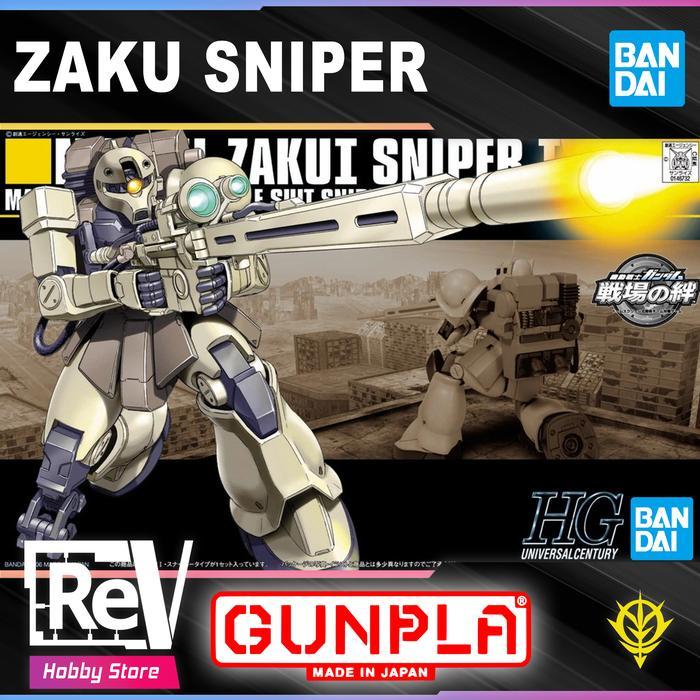 HG  ZAKU SNIPER BANDAI HIGH GRADE 1/144