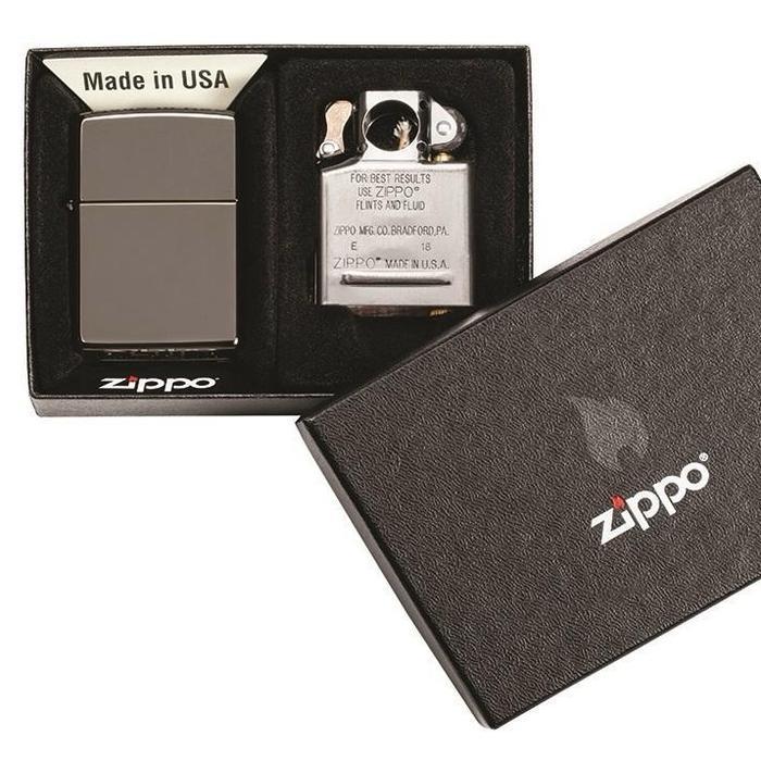 Zippo Original 29789 Black Ice & Pipe Insert