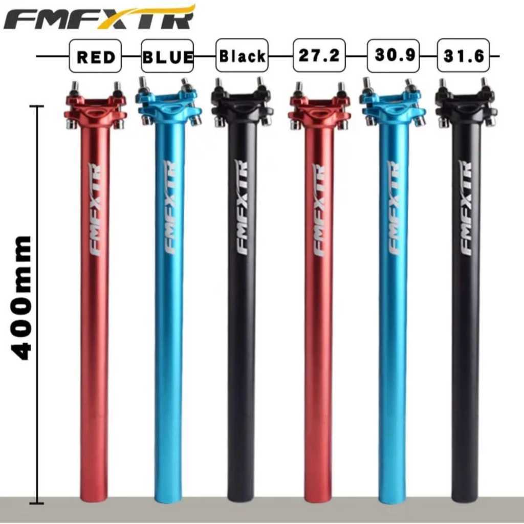 Foto FMFXTR Seatpost Tiang Sadel Alloy 25.4 27.2 28.6 30.9 31.6  Panjang 400 mm Adjustable Angle 25.4mm 27.2mm 28.6mm 30.9mm 31.6mm Sepeda MTB RB
