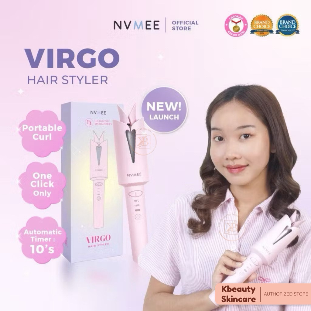NVMEE Virgo Hair Styler - Catokan Curly Portable