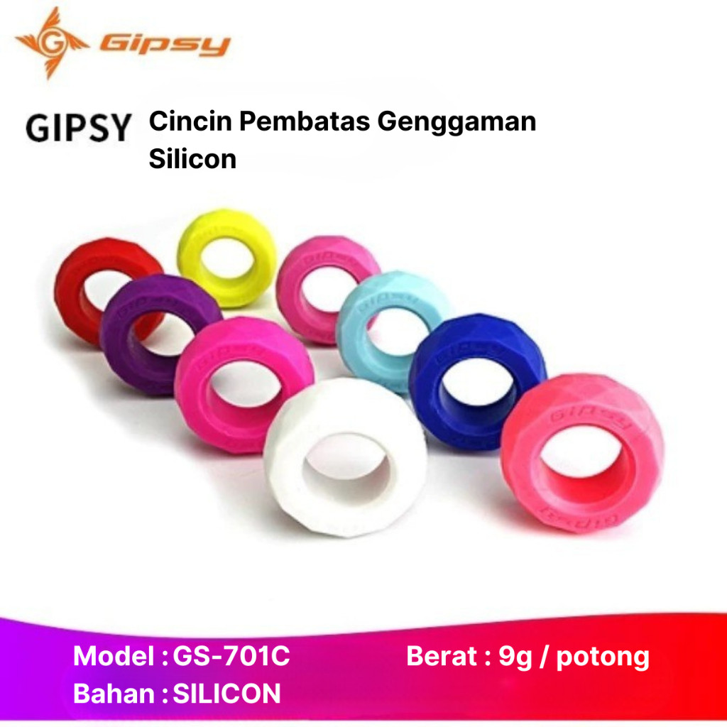 Cincin Pembatas Handgrip Gipsy  Antiselip Silikon Posisi Dapat Disesuaikan Aksesori Tangan Sepeda An