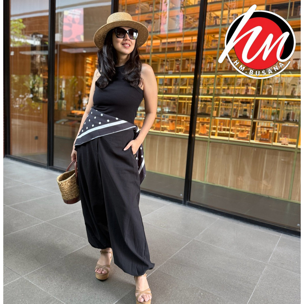 BALLOON PANTS | linen pants | celana balon | celana aladin | bohemian | harem | fashion bangkok