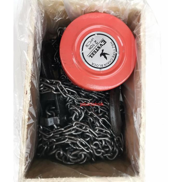 m r  CHAIN BLOCK 2 TON 5 METER TAKEL KATROL KEREKAN 2 TON 5 METERterbaikk