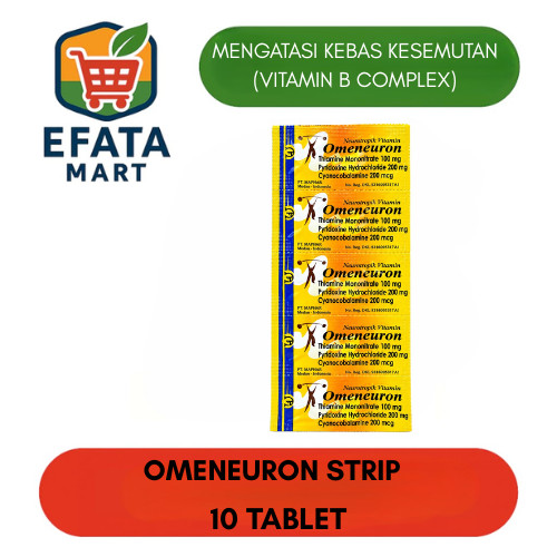 Omeneuron Strip Isi 10 Tablet Vitamin B Complex Efata Mart