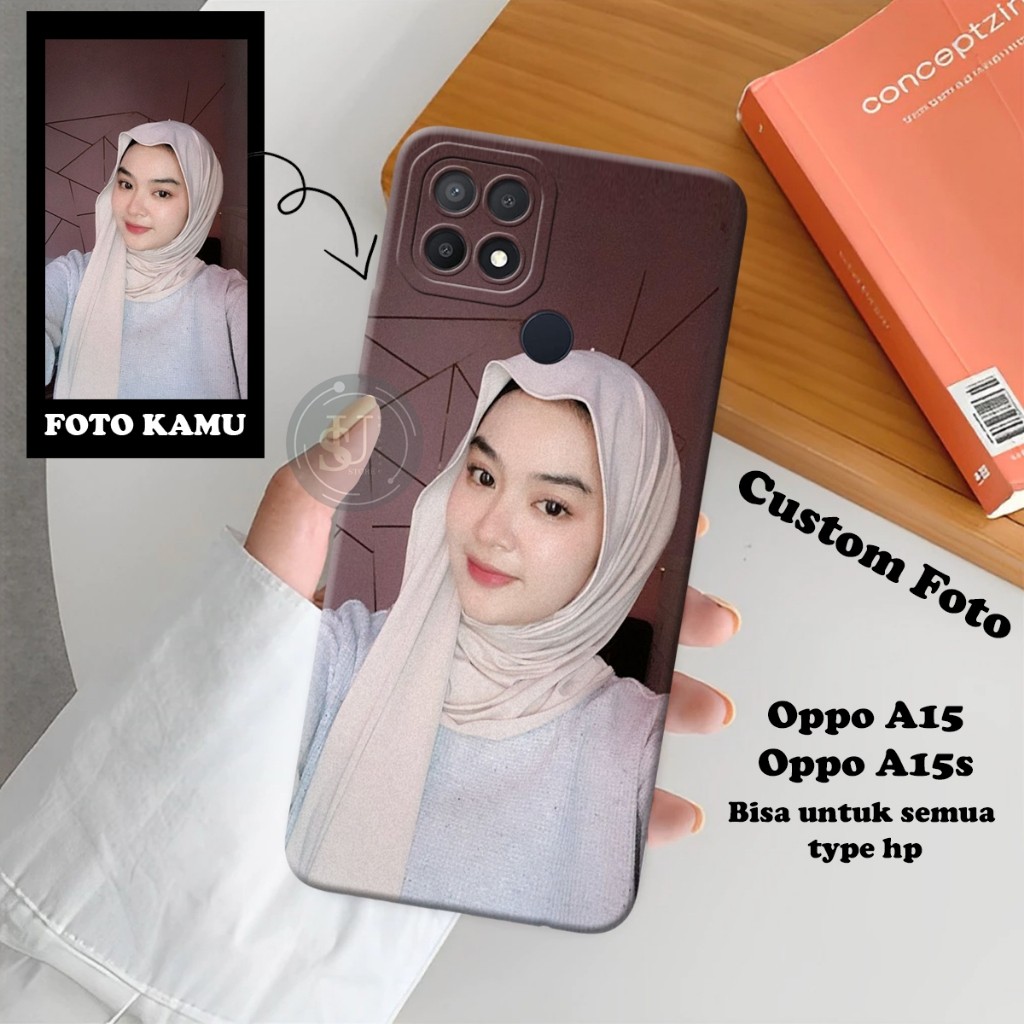 Custom Foto Case OPPO A15 A15s Bebas Request Foto Softcase Macaron Casing Hp Silikon Hp TPU