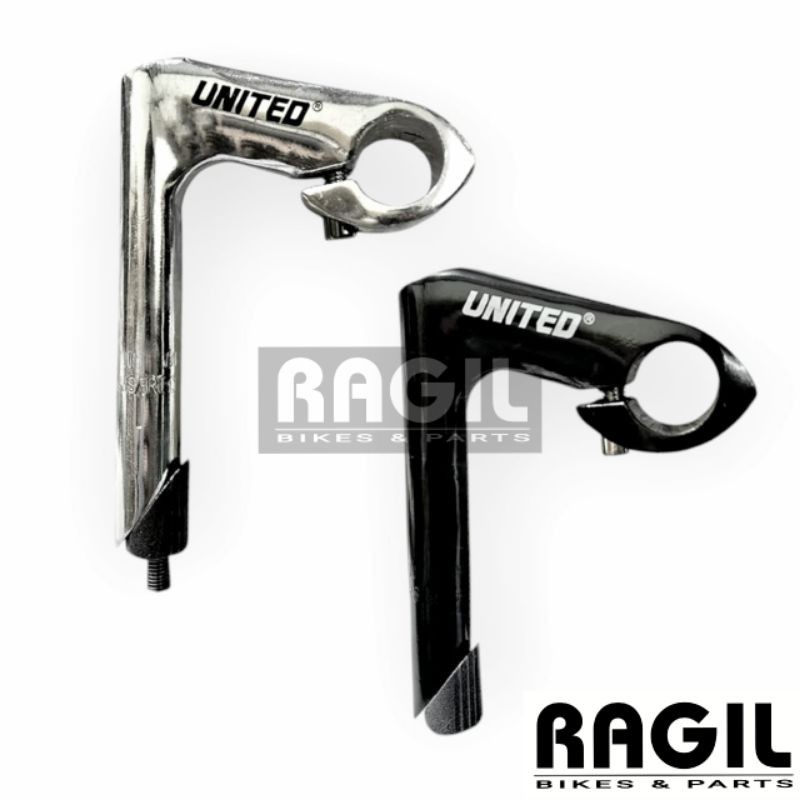 STEM BANGAU UNITED QUILSTEM VINTAGE ALLOY ALUMUNIUM SEPEDA BALAP ROAD BIKE FIXIE COMMUTER BIKE FEDER