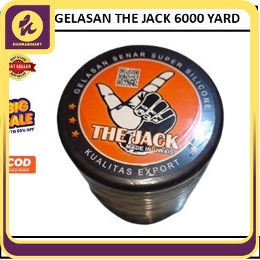 Promo Gelasan Aduan The Jack 6000 Yard By Uwais Kites Bonus Pelindung Jari