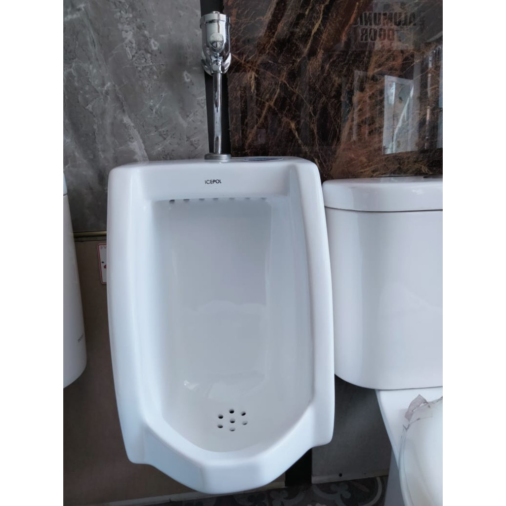 URINOIR ICEPOL MUSLIM MODEL TOTO + PUSHKRAN URINAL KOMPLIT KRAN