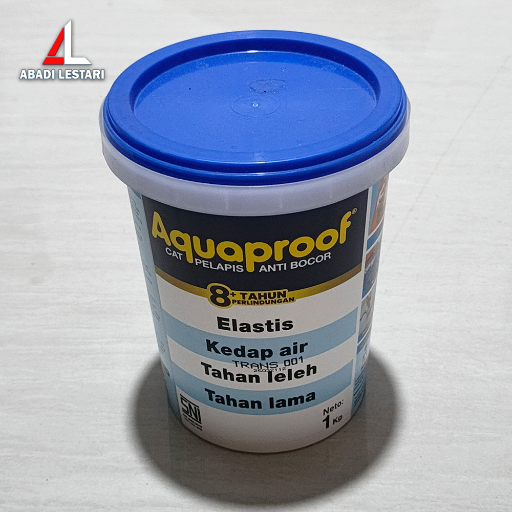 CAT ANTI BOCOR AQUAPROOF ( PUTIH / ABU / BENING ) / AQUAPROOF WATERPROOFING 1 KG / CAT PELAPIS ANTI 