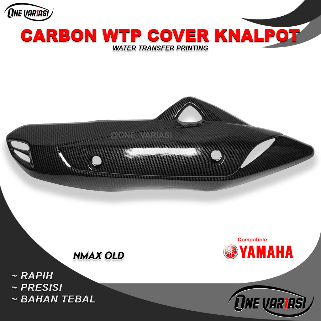 COVER KNALPOT CARBON NMAX OLD / TUTUP TAMENG PELINGDUNG KNALPOT NMAX OLD CARBON KARBON ONEVARIASI