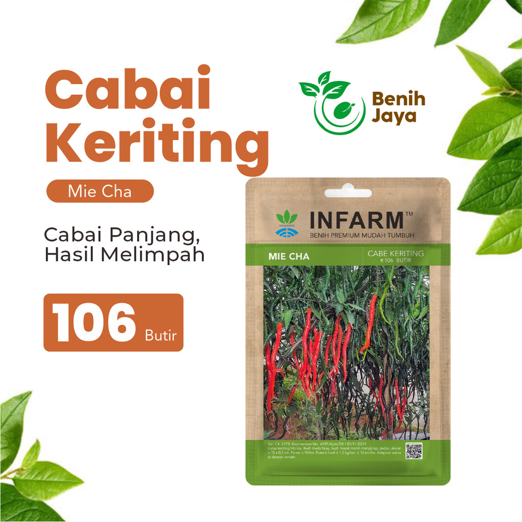 BENIH JAYA - Benih Cabai Keriting Micha, Benih Unggul Cabe Keriting Hibrida Bibit Super Cabe Keritin