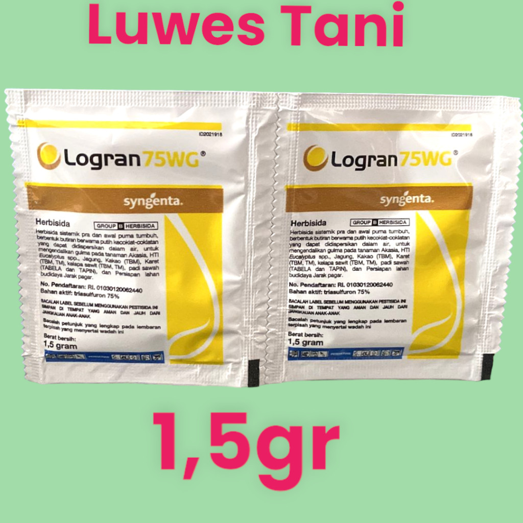 LOGRAN 75 WG 1,5 GRAM HERBISIDA  Basmi sampai akar ORIGINAL Syngenta