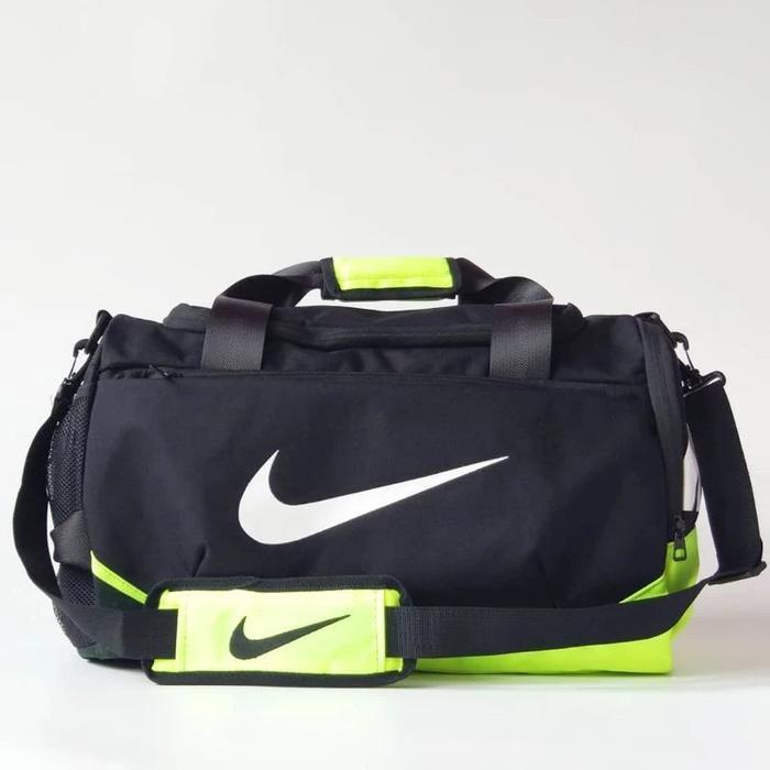 Tas Gym olahraga Travel Nike Pria Wanita / Vapor Bag Sport Unisex - Hitam Pink