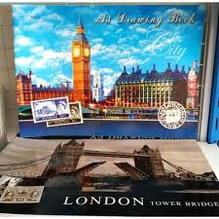 BUKU GAMBAR BESAR ( A2 ) MERK KIKY ( PAK ) ORIGINAL