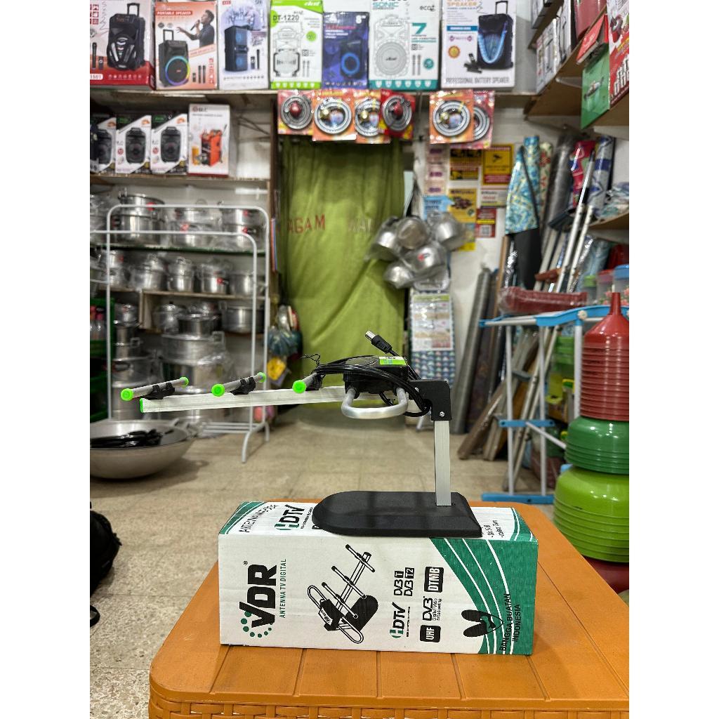 VDR Antena Tv Outdoor/Indoor VDR V-87HD GRATIS KABEL 1.5M / ANTENA DIGITAL VDR / ANTENA TV MURAH