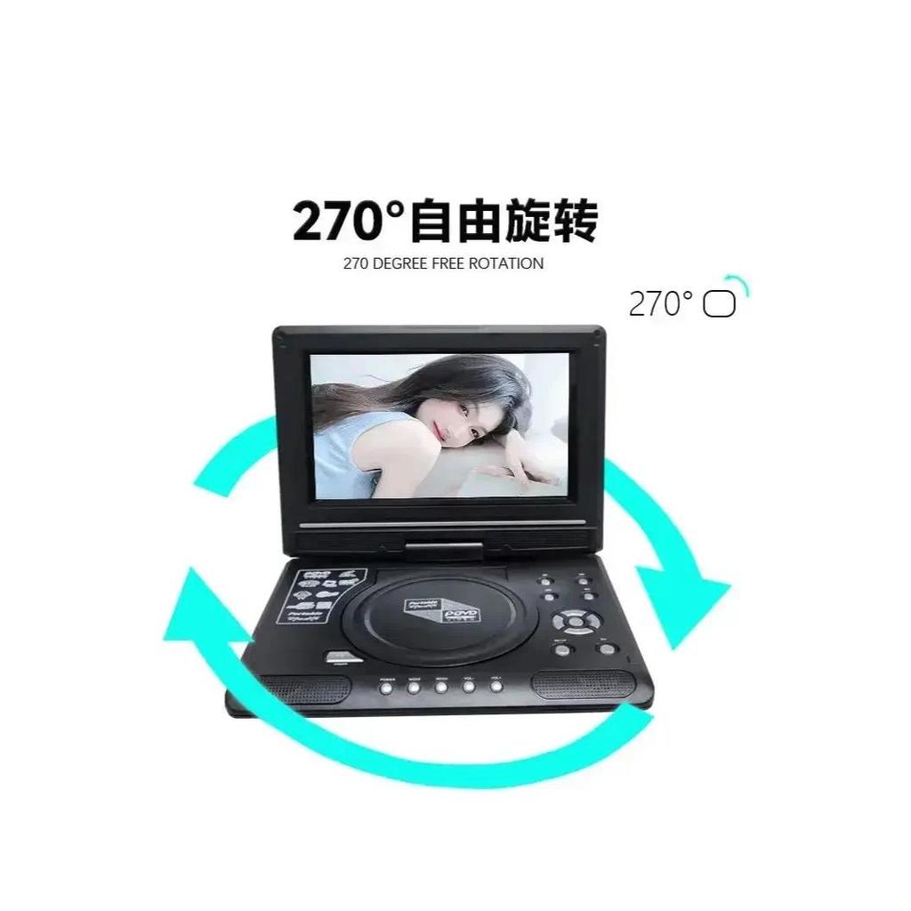 New European 8.5 Inch Portable DVD Multilingual Player EVD Monitor SD Card USB Multimedia