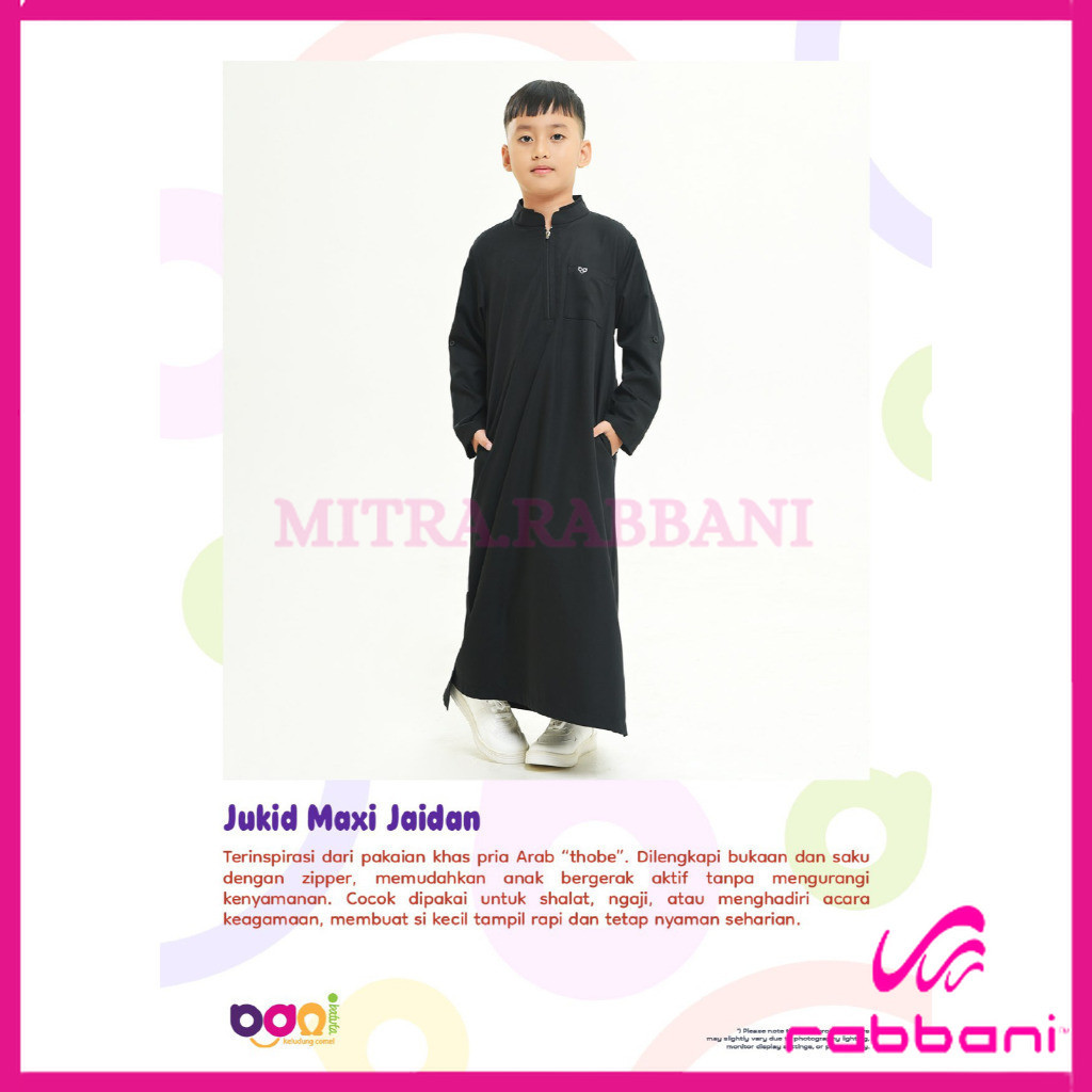 RABBANI ORI - Jukid Maxi Jaidan / Jubah Koko Anak Rabbani Terbaru Murah Mitra Rabbani