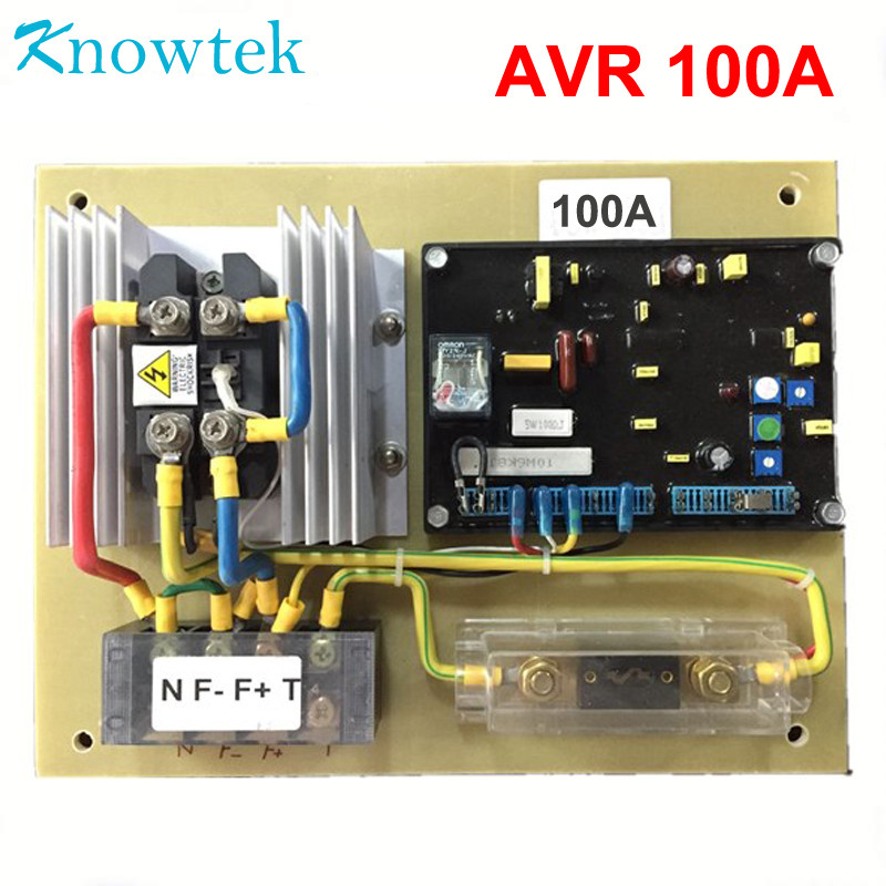 AVR 100A Automatic voltage regulator generator AC Voltage Regulation Stabilizer GAVR