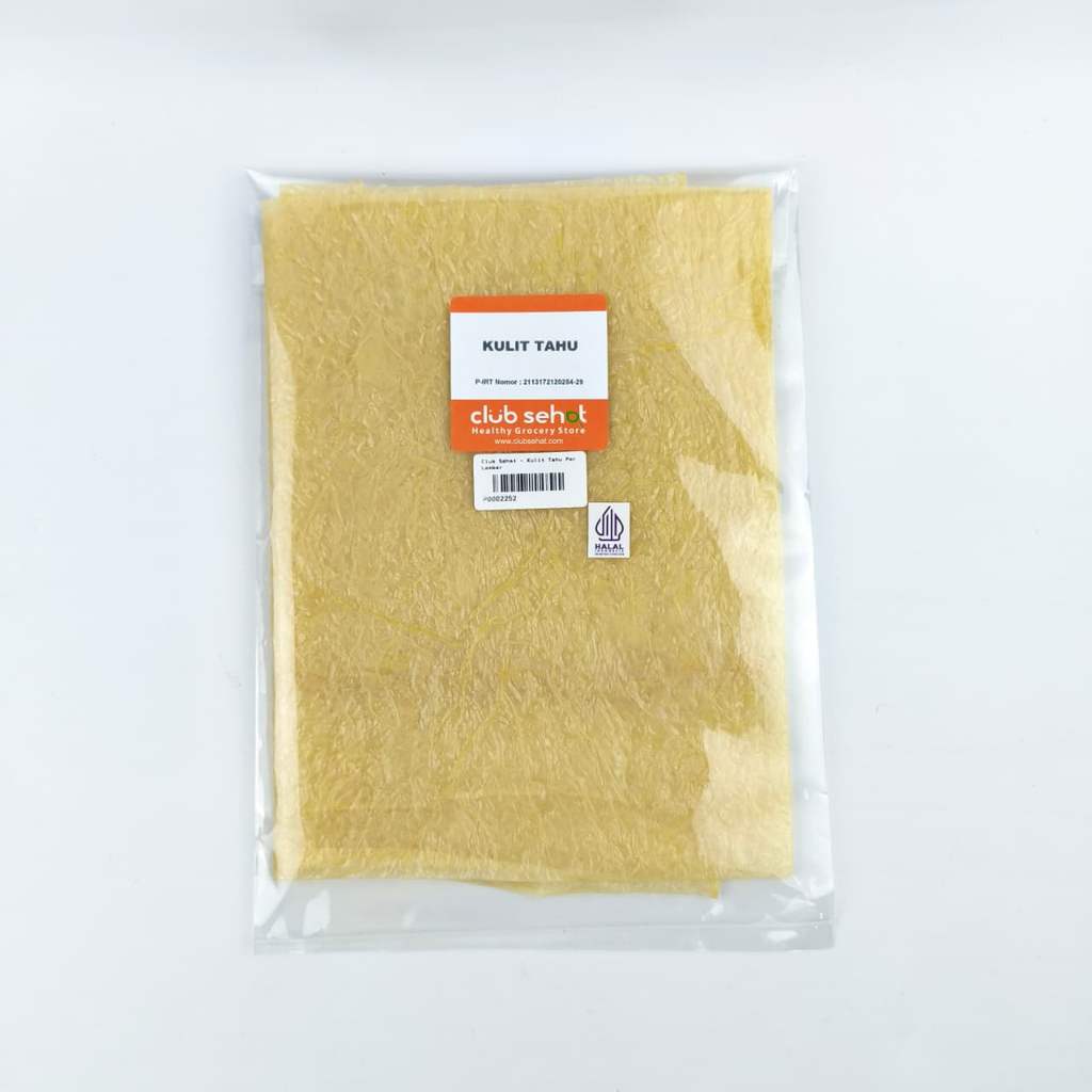 Club Sehat Kulit Tahu – Frozen Kulit Tahu Siap Masak | Vegan & Halal