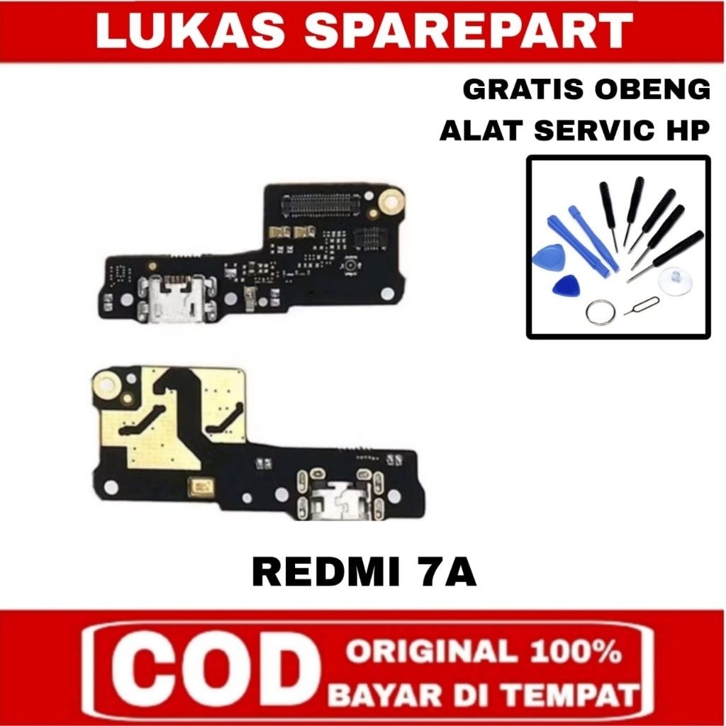 FLEXIBLE XIAOMI REDMI 7A CONECTOR CAS + MIC ORI