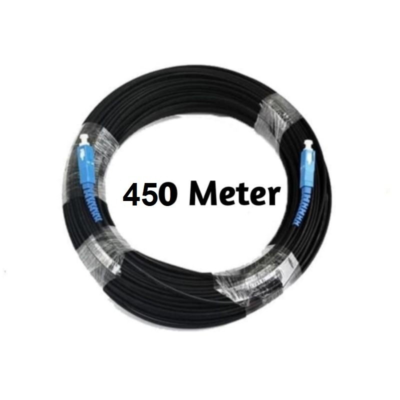 (Tekno Digital) Netfo SC-SC-SM-SP Kabel 1 Core 450M Precon Fiber Optik Drop Core 3 Selling
