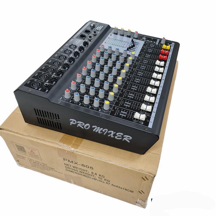 Power Mixer Blackspider Bluetooth PMX805 PMX 805 8 Channel