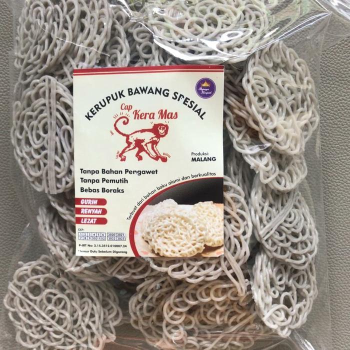 Sale Krupuk Bawang Spesial Cap Kera Mas - Rasa Bawang Terlaris