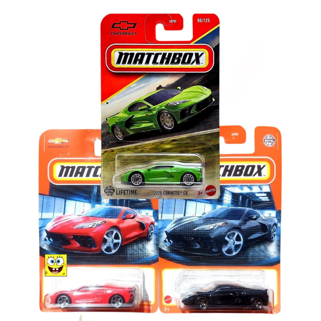 Matchbox 2020 Corvette C8 Merah