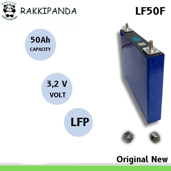 RakkiPanda Baterai LiFePO4 Prismatic - 3.2v 50Ah