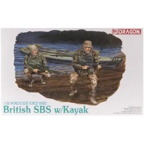 Dragon 3023 1/35 British SBS w/KAYAK Solers 2 Figures Model Kit