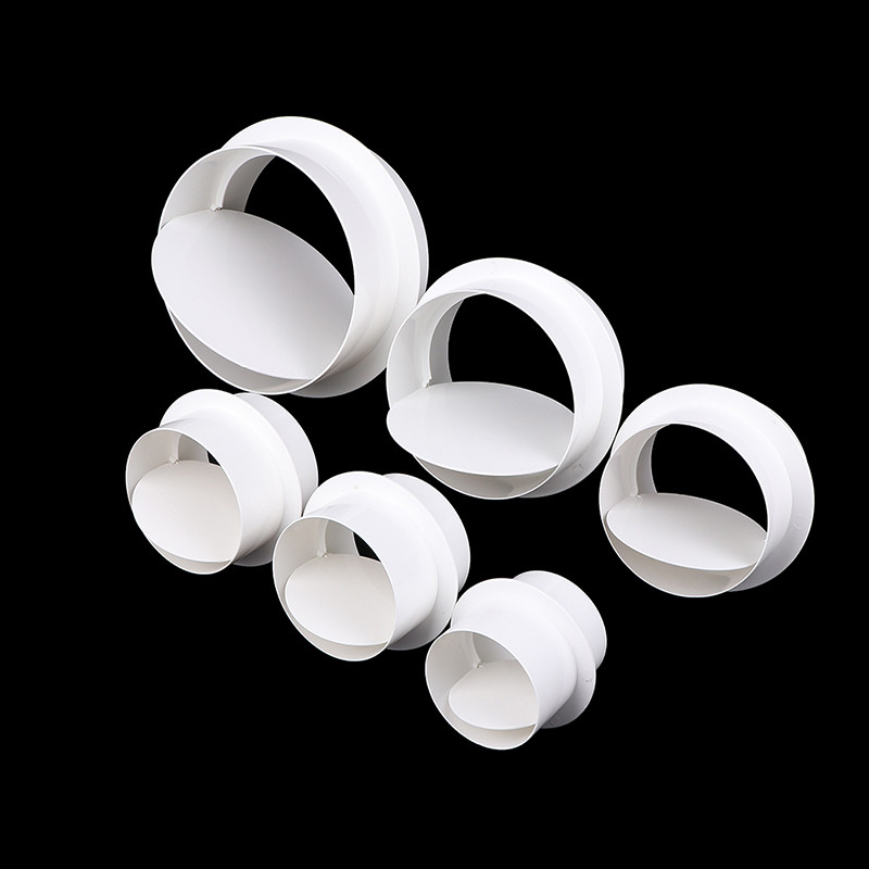 Draft Blocker Damper Ventilation Check Valve Draught Back Shutter For Inline Ducting Kitchen Home Ve