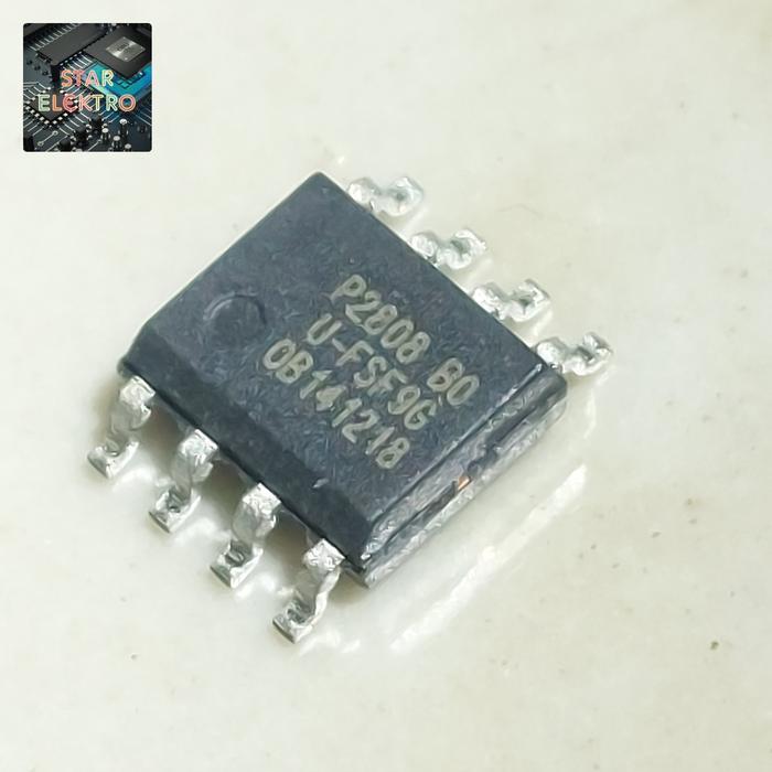 P2808 B0 Sop-8 SMD P2808B0 2808 BO P2808BO IC Power Controller PWM TERBAIK...