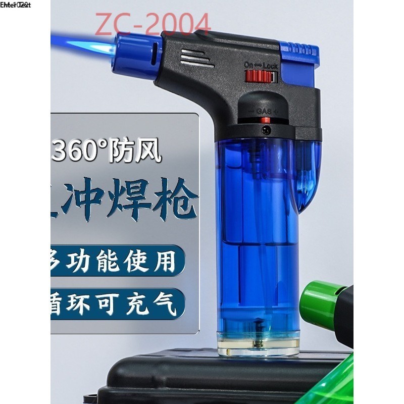 (COD) Korek Api Jumbo Blow Torch Jet Gas Butane Anti Angin Survival Matches ZC-2004  keren,koleksi