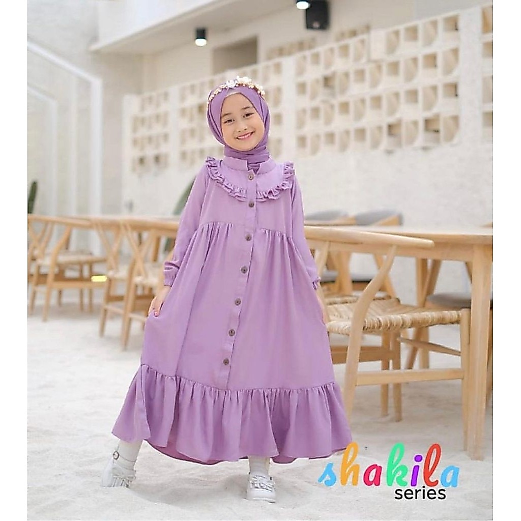 TERBARU GAMIS SHAKILA ANAK // GAMIS SHAKILA MUSLIM// GAMIS MUSLIM ANAK//GAMIS SYAR'i anak//gamis
