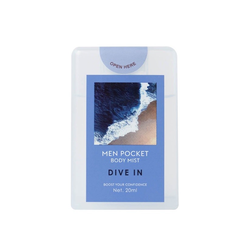 Denpasar COD Bali Miniso Men Pocket Body Mist Dive In Body Mist Miniso Explore More Breakthrough Unw