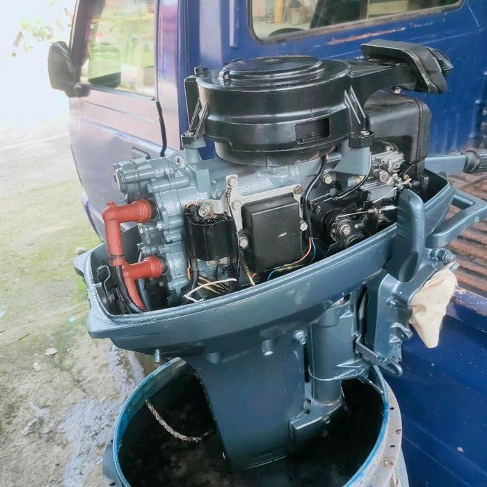 mesin tempel Yamaha 15 pk outbond mesin perahu 15 pk mesin tempel Yamaha Outboard