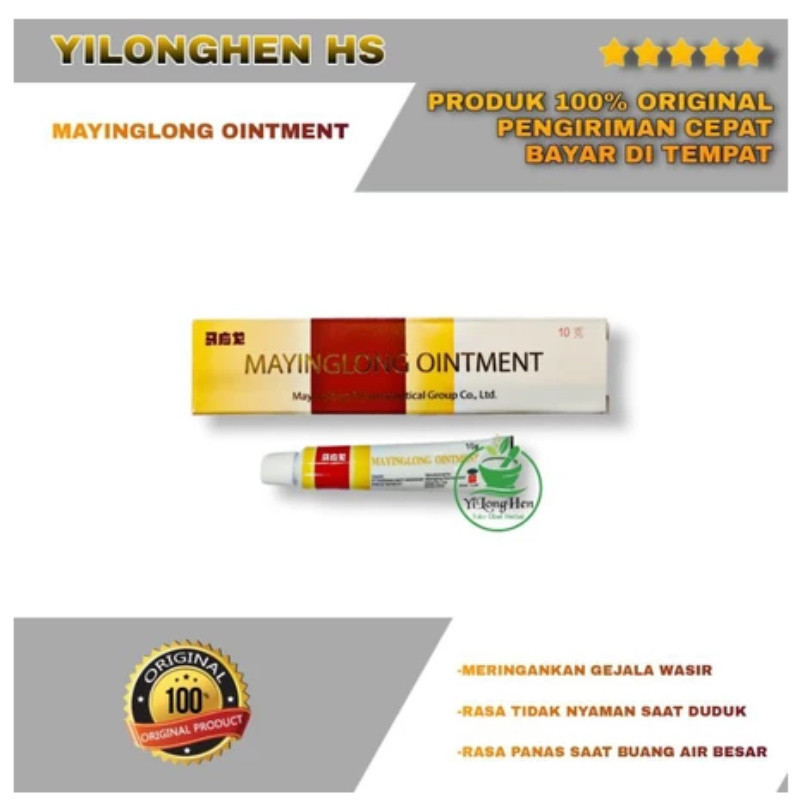TERBARU  BUKTIKAN SENDIRI  MAYINGLONG OINTMENT - Salep Wasir/Ambeien 10g [cihuyystore] PALING AMPUH 