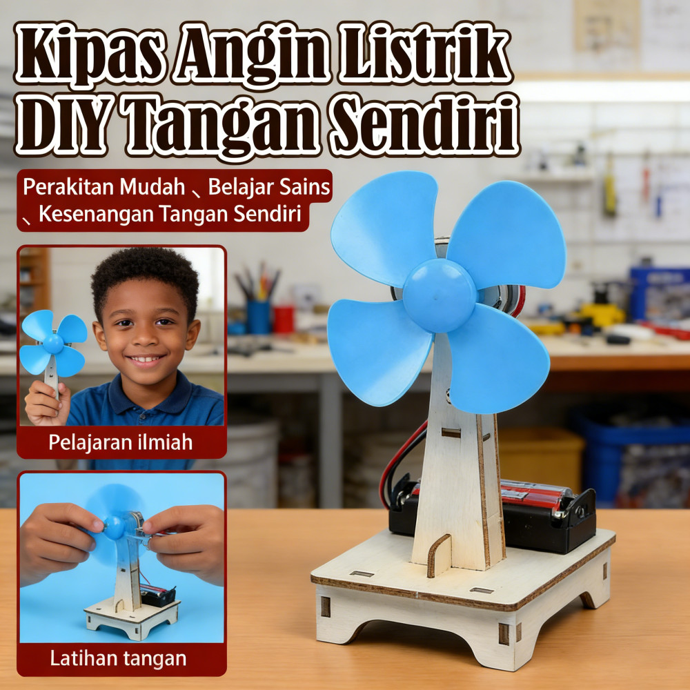 Rakitan Kayu Generator Science Hand DIY Power Experiment Science Handmade Gift Material Puzzle