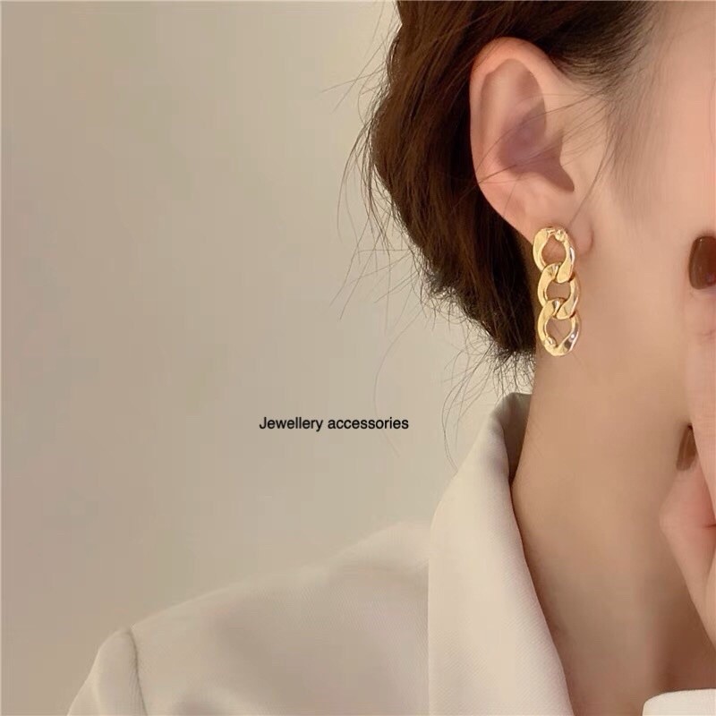 Anting Titanium Sisik Naga Vintage Korea Fashion Style A1094