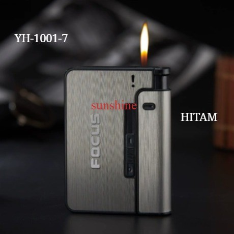 Kotak Tempat Korek Cigarette Case with Lighter Slot YH-1001-7