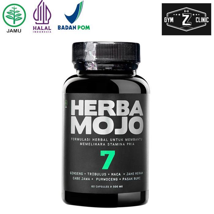 HERBAMOJO Suplemen Herbal Vitalitas Stamina Pria - 60 Kapsul