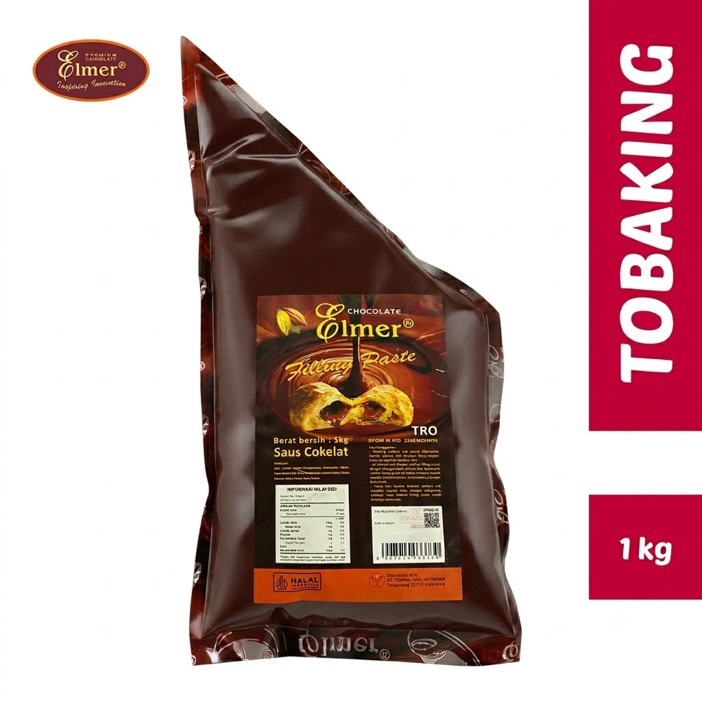 Elmer Coklat Fillling 1kg Chocolate Elmer Filling Paste Filling cokelat isian
