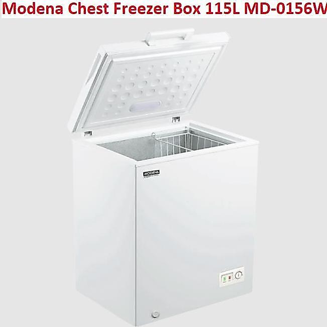 Modena Chest Freezer Box 115 Liter 115W MD-0156W MD 0156W Box Freezer