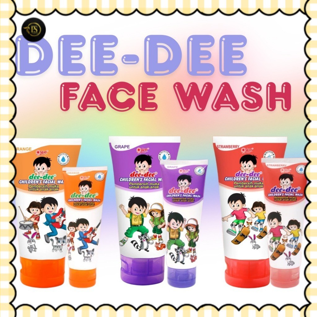 DEE DEE Facial Foam | Netto 100 mL | Sabun Cuci Muka | Pembersih Muka Anak-anak