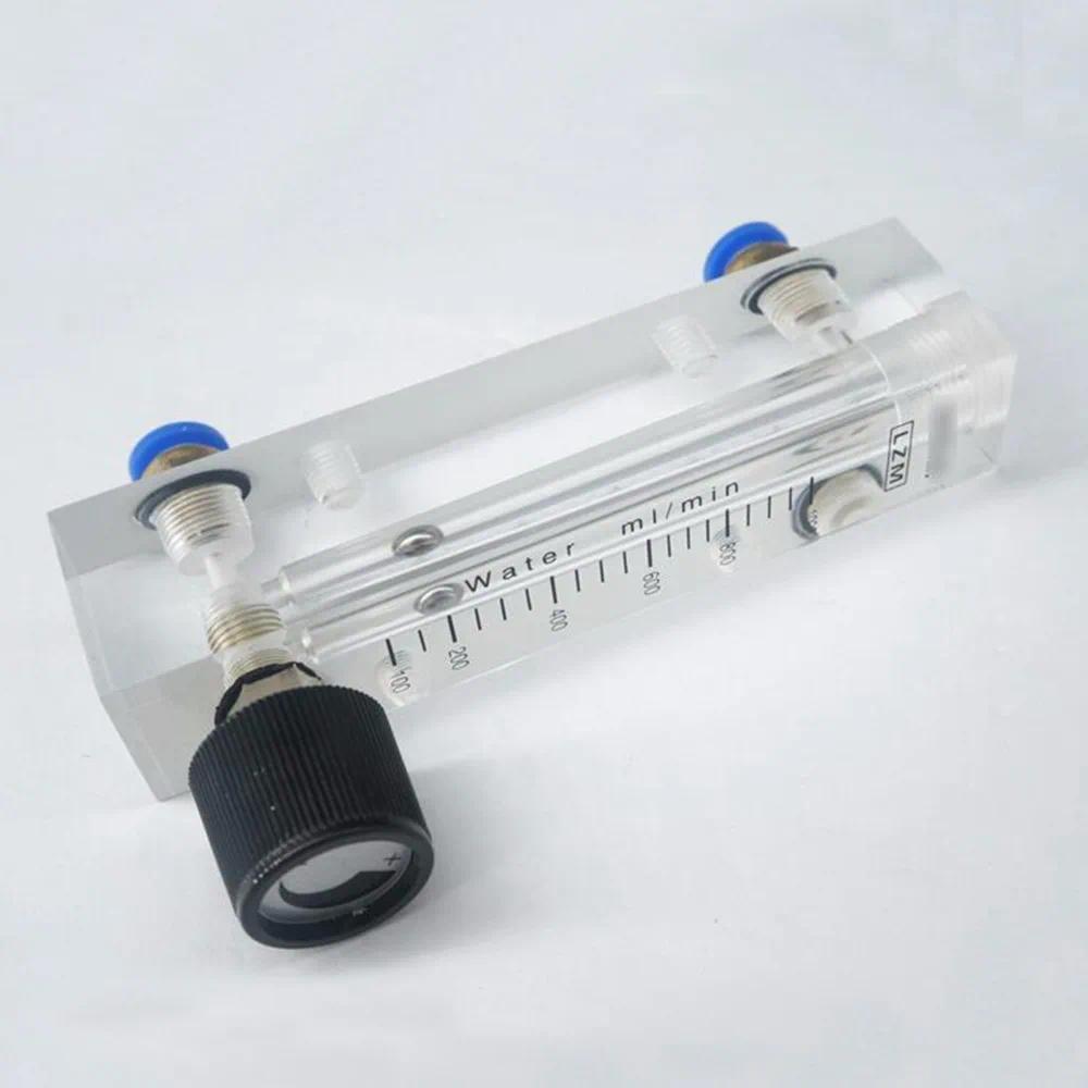 11000LPM Fit 681012mm Tube OD LZM6T Liquid Water Flowmeter Rotameter With Valve