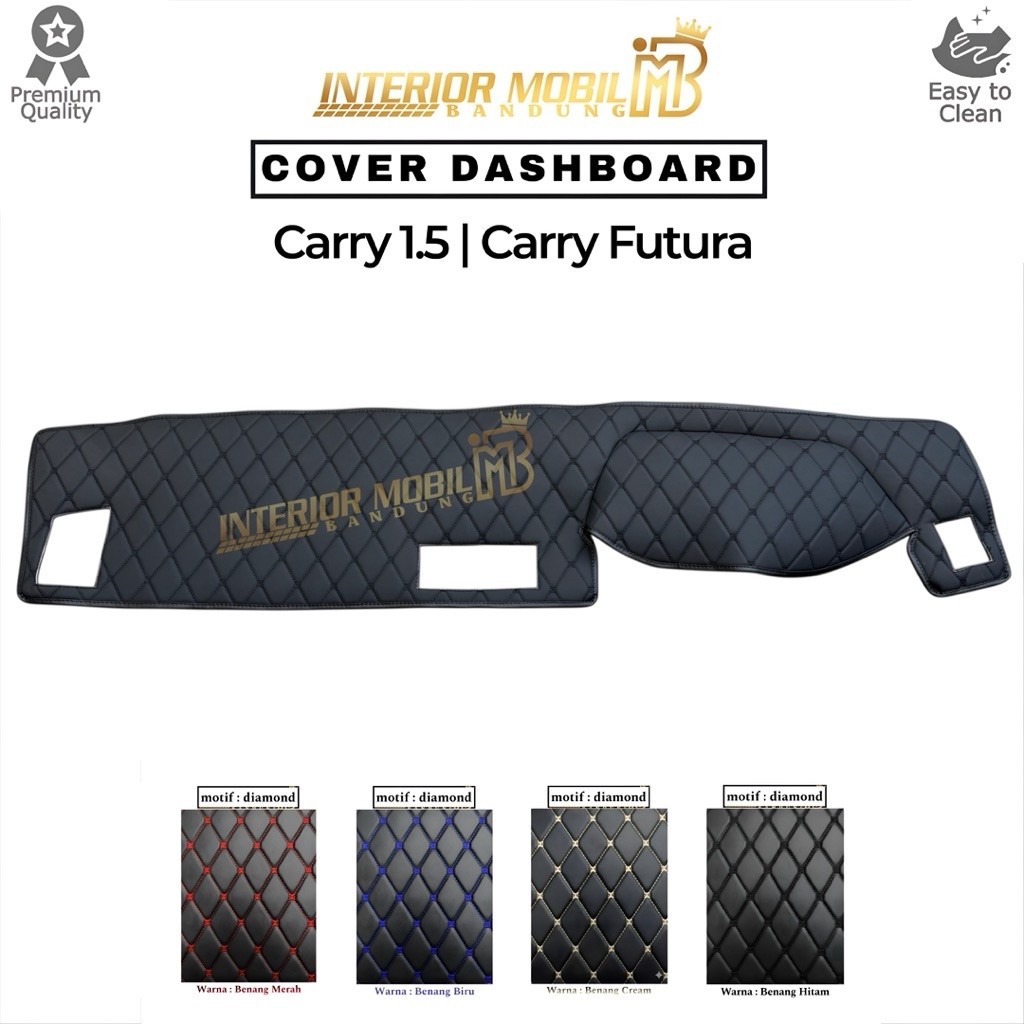 Cover Dashboard Mobil Carry 1.5 Futura T120ss Motif Diamond Tahan Air Mudah Di Bersihkan