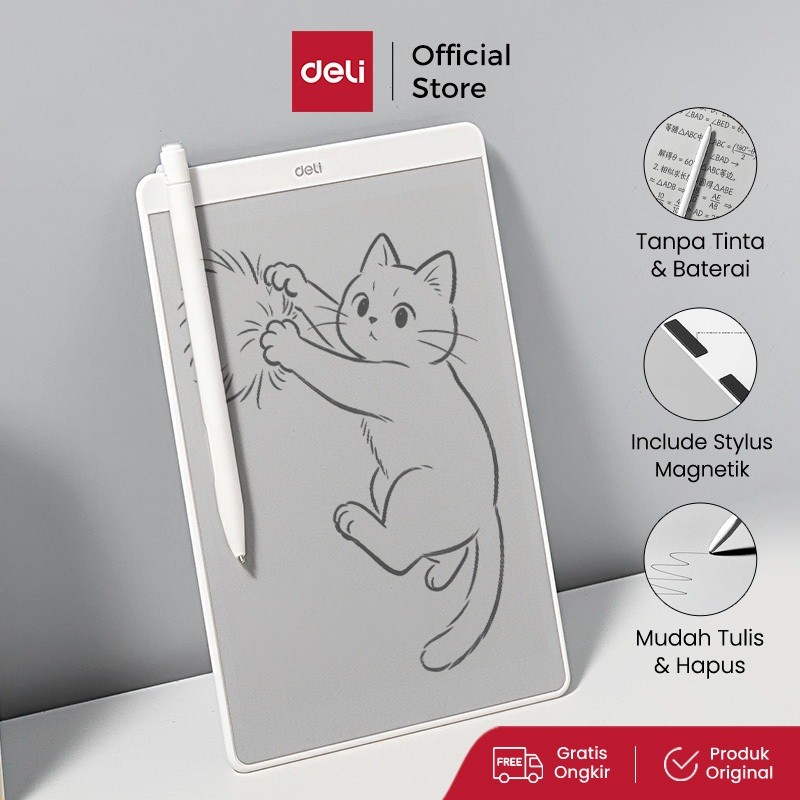 Deli Papan Tablet Tulis / Ink-Free Magnetic Whiteboard MQ164 MQ168