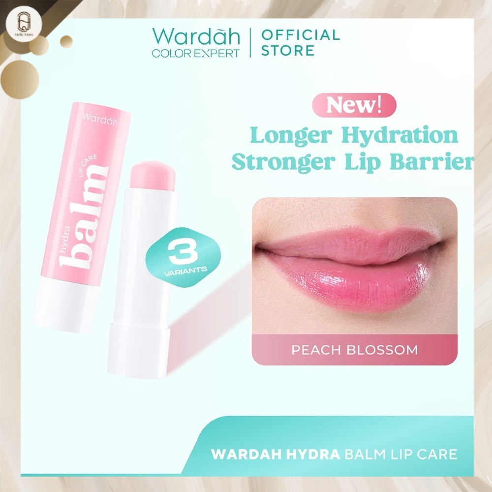QEILA - Wardah Hydrabalm Lip Care 4g | Lip Balm Wardah Kemasan Baru